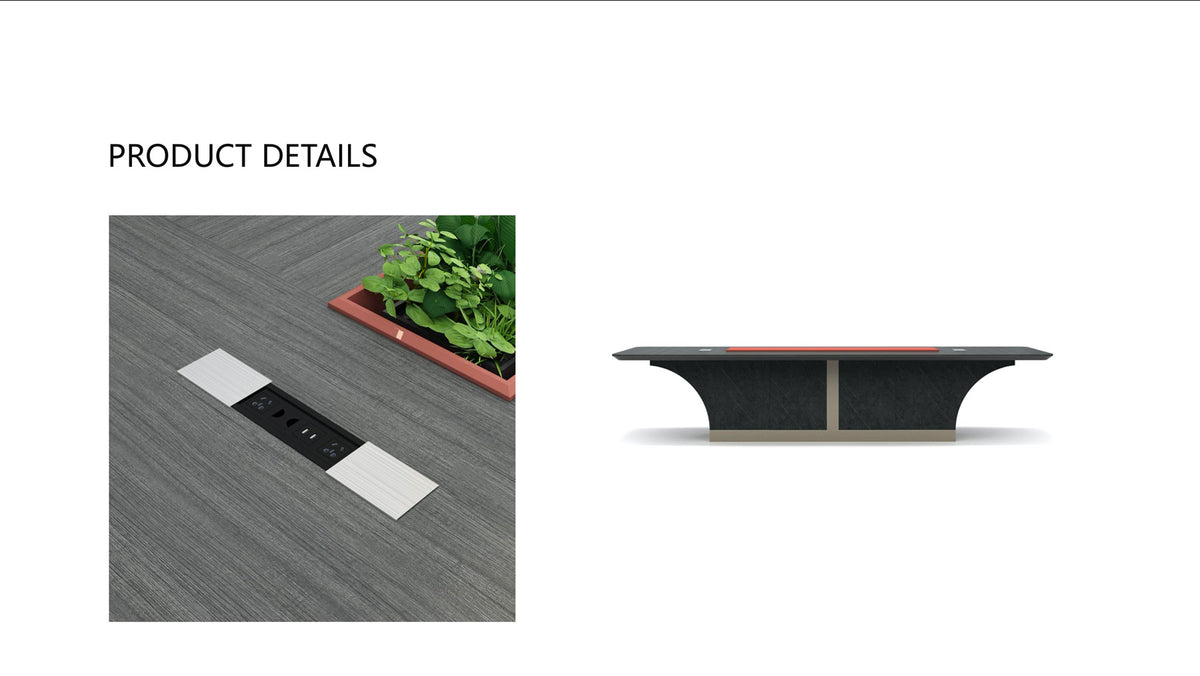 Vast 2.4M Executive Desk Office Desks With Return Teakwood